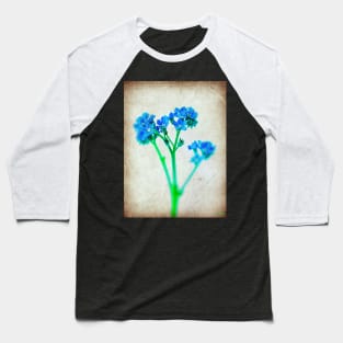 Forget Me Not Flower Baseball T-Shirt